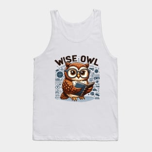 Wise Owl: Winged Wisdom Tank Top